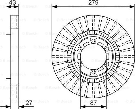 BOSCH 0 986 479 U06 - Kočioni disk www.molydon.hr