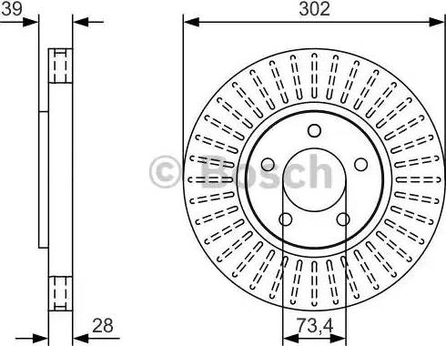 BOSCH 0 986 479 U03 - Kočioni disk www.molydon.hr