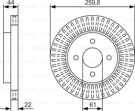 BOSCH 0 986 479 U02 - Kočioni disk www.molydon.hr