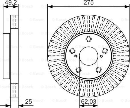 BOSCH 0 986 479 U19 - Kočioni disk www.molydon.hr