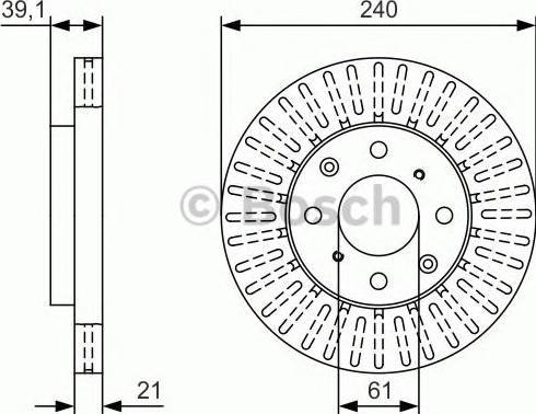 BOSCH 0 986 479 U15 - Kočioni disk www.molydon.hr