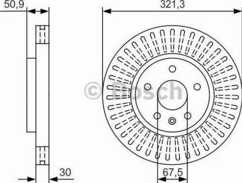 BOSCH 0 986 479 U11 - Kočioni disk www.molydon.hr