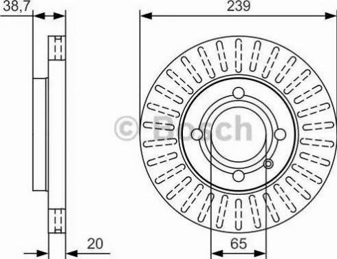 BOSCH 0 986 479 U13 - Kočioni disk www.molydon.hr