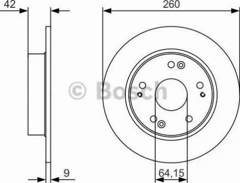 BOSCH 0 986 479 U85 - Kočioni disk www.molydon.hr