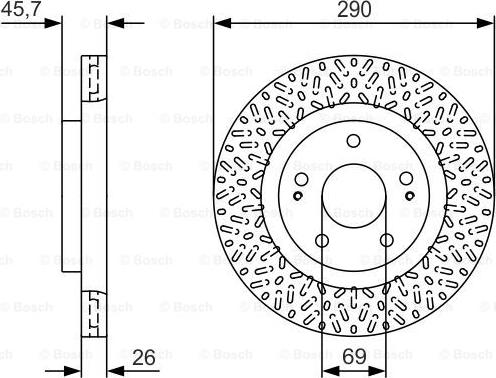 BOSCH 0 986 479 U80 - Kočioni disk www.molydon.hr