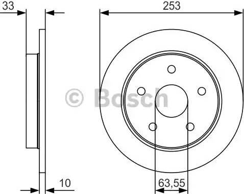 BOSCH 0 986 479 U81 - Kočioni disk www.molydon.hr