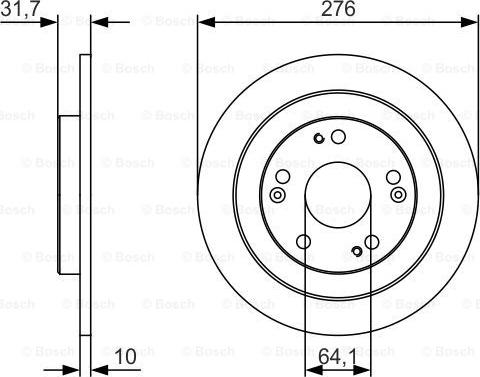 BOSCH 0 986 479 U83 - Kočioni disk www.molydon.hr