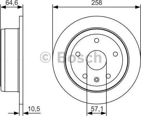 BOSCH 0 986 479 U30 - Kočioni disk www.molydon.hr