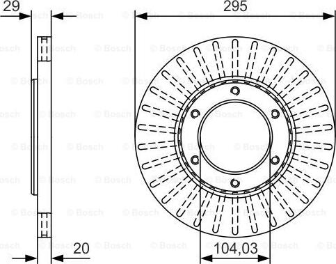 BOSCH 0 986 479 U33 - Kočioni disk www.molydon.hr