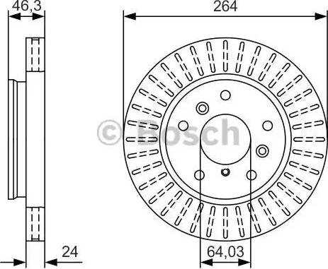 BOSCH 0 986 479 U26 - Kočioni disk www.molydon.hr