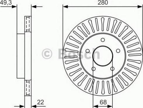 BOSCH 0 986 479 U72 - Kočioni disk www.molydon.hr