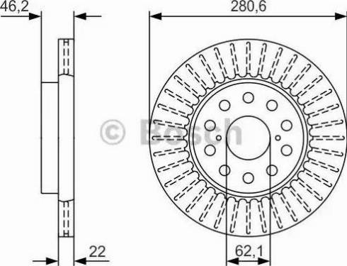 BOSCH 0 986 479 V41 - Kočioni disk www.molydon.hr