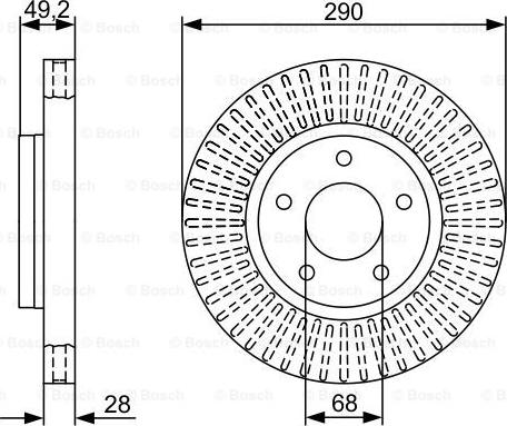 BOSCH 0 986 479 V48 - Kočioni disk www.molydon.hr