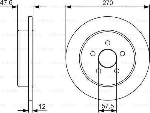 BOSCH 0 986 479 V43 - Kočioni disk www.molydon.hr