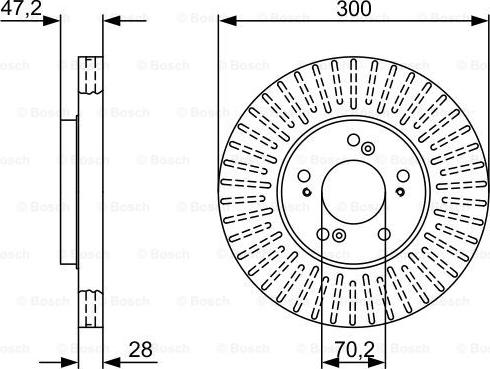 BOSCH 0 986 479 V58 - Kočioni disk www.molydon.hr