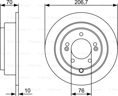 BOSCH 0 986 479 V53 - Kočioni disk www.molydon.hr