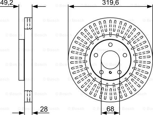 BOSCH 0 986 479 V60 - Kočioni disk www.molydon.hr