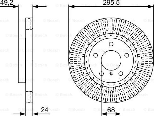 BOSCH 0 986 479 V75 - Kočioni disk www.molydon.hr