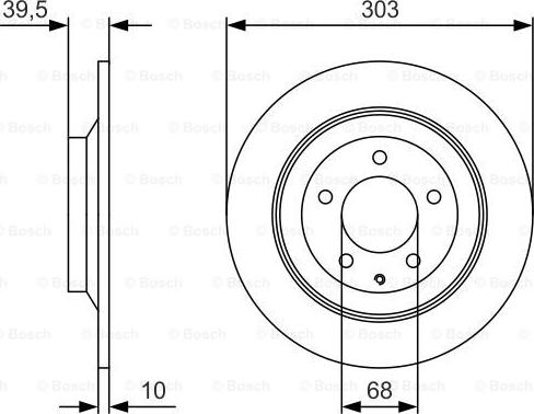 BOSCH 0 986 479 V04 - Kočioni disk www.molydon.hr