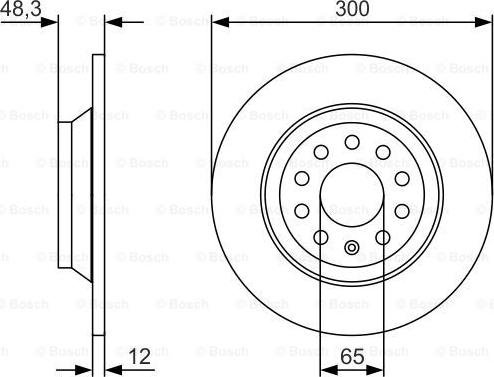 BOSCH 0 986 479 V01 - Kočioni disk www.molydon.hr