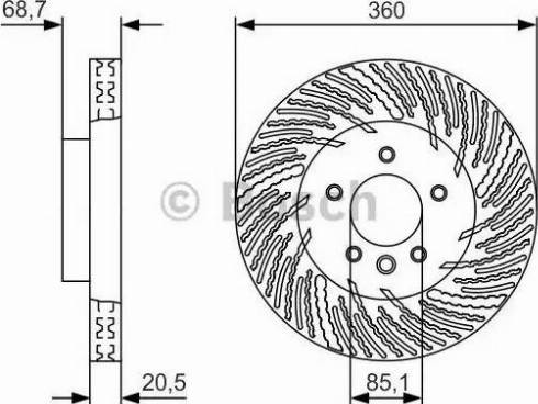 BOSCH 0 986 479 V03 - Kočioni disk www.molydon.hr