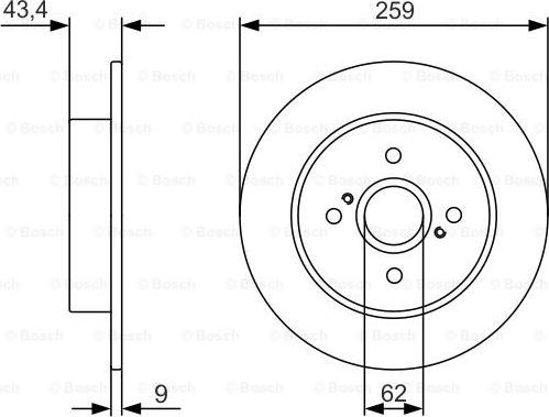 BOSCH 0 986 479 V07 - Kočioni disk www.molydon.hr