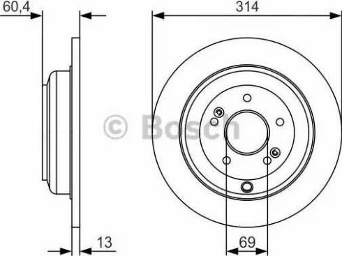 BOSCH 0 986 479 V15 - Kočioni disk www.molydon.hr