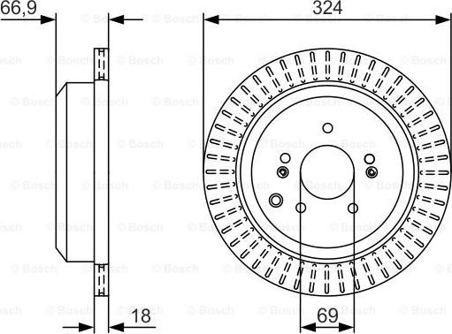 BOSCH 0 986 479 V10 - Kočioni disk www.molydon.hr