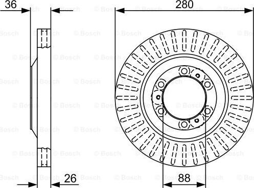 BOSCH 0 986 479 V88 - Kočioni disk www.molydon.hr