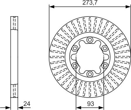 BOSCH 0 986 479 V36 - Kočioni disk www.molydon.hr