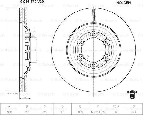 BOSCH 0 986 479 V29 - Kočioni disk www.molydon.hr