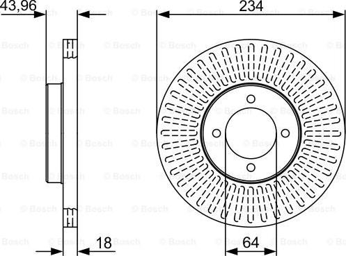 BOSCH 0 986 479 V70 - Kočioni disk www.molydon.hr