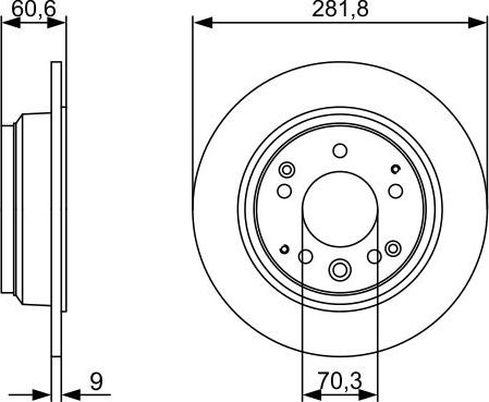 BOSCH 0 986 479 V78 - Kočioni disk www.molydon.hr