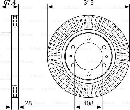 BOSCH 0 986 479 W47 - Kočioni disk www.molydon.hr