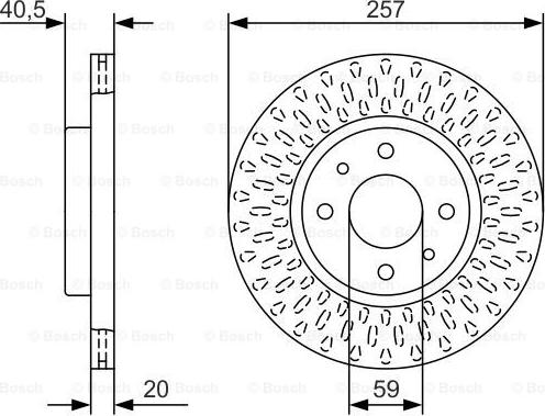 BOSCH 0 986 479 W68 - Kočioni disk www.molydon.hr