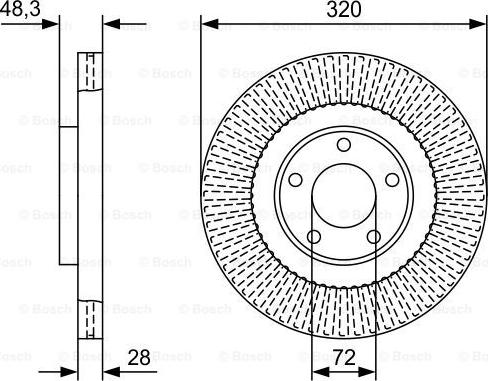 BOSCH 0 986 479 W04 - Kočioni disk www.molydon.hr