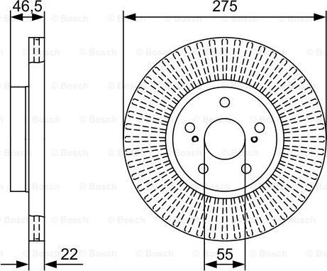 BOSCH 0 986 479 W13 - Kočioni disk www.molydon.hr