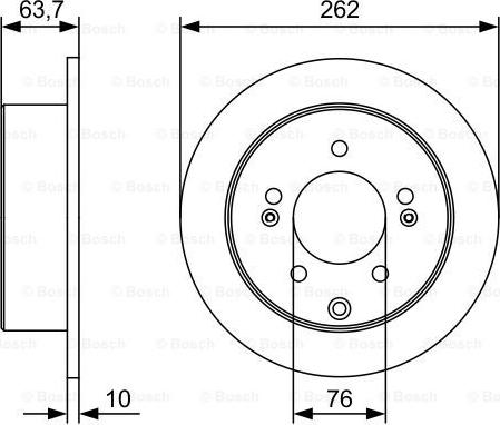 BOSCH 0 986 479 W12 - Kočioni disk www.molydon.hr