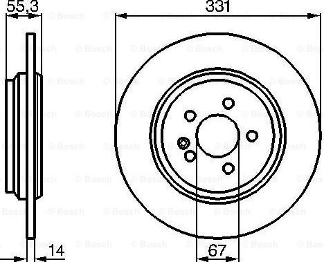 BOSCH 0 986 478 995 - Kočioni disk www.molydon.hr