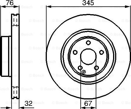 BOSCH 0 986 478 964 - Kočioni disk www.molydon.hr