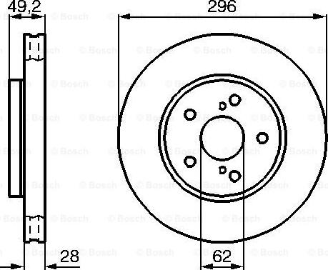 BOSCH 0 986 478 968 - Kočioni disk www.molydon.hr