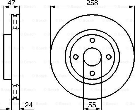 BOSCH 0 986 478 989 - Kočioni disk www.molydon.hr