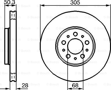 BOSCH 0 986 479 C59 - Kočioni disk www.molydon.hr