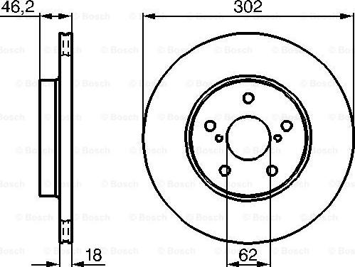 BOSCH 0 986 478 490 - Kočioni disk www.molydon.hr