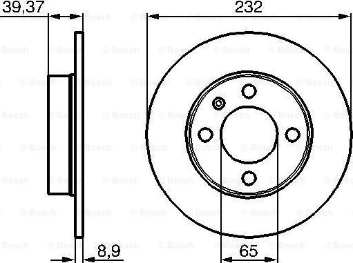 BOSCH 0 986 479 C67 - Kočioni disk www.molydon.hr