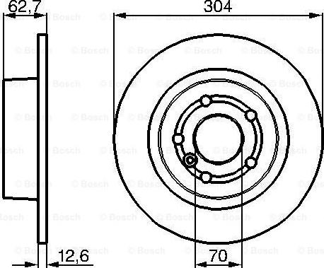 BOSCH 0 986 478 497 - Kočioni disk www.molydon.hr