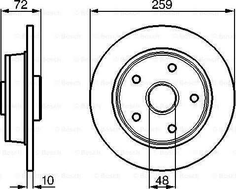 BOSCH 0 986 478 440 - Kočioni disk www.molydon.hr