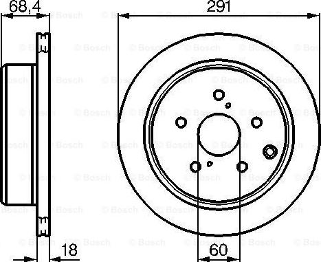 BOSCH 0 986 478 443 - Kočioni disk www.molydon.hr