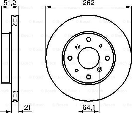 BOSCH 0 986 478 447 - Kočioni disk www.molydon.hr