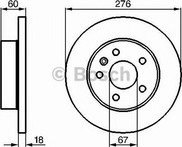 BOSCH 0 986 478 455 - Kočioni disk www.molydon.hr